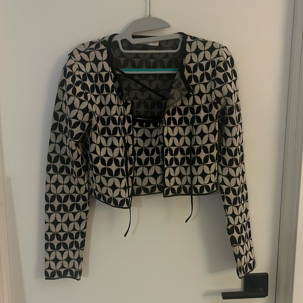 ZARA geometric sweater set